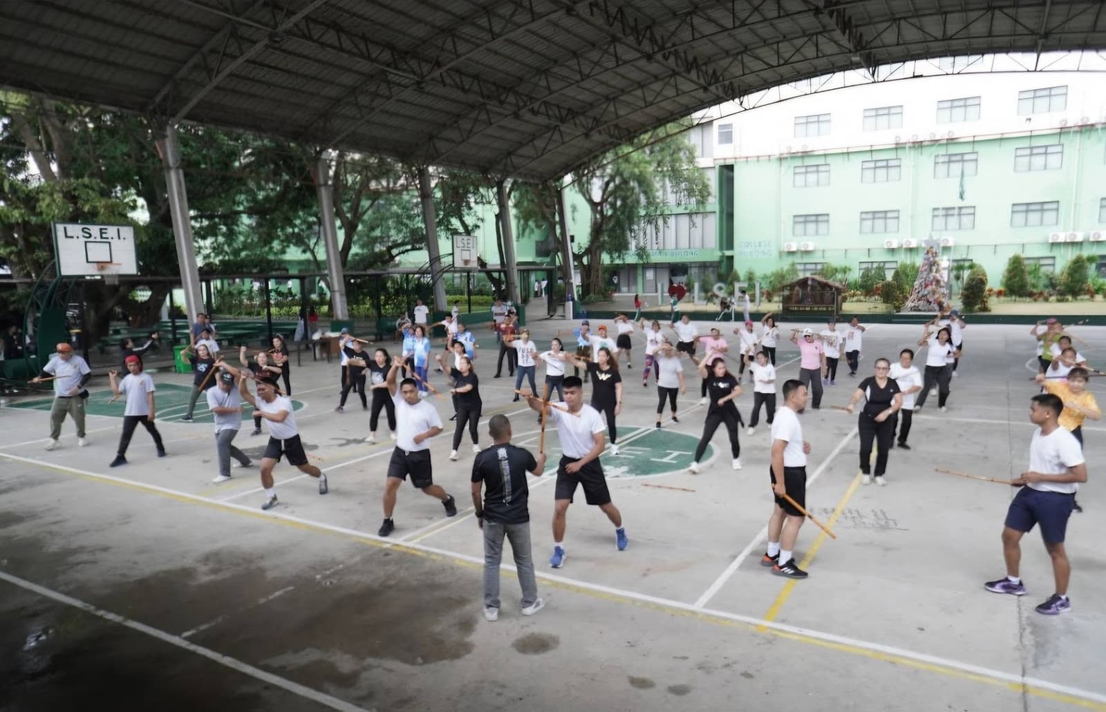 Basic Arnis Training during the Protect Human Rights project